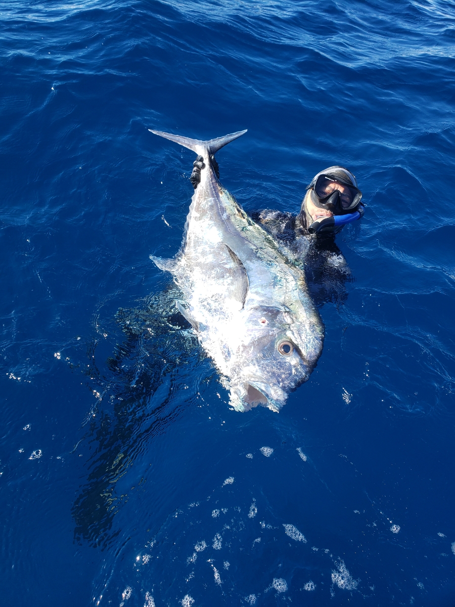 Daryl Wong with a fish